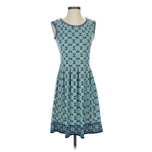 Max Studio NWT Size Small Sleeveless Green & Blue Dress